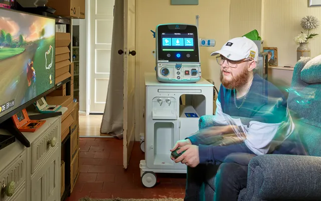 Quanta Dialysis Technologies - real world patient Lewis Till gaming